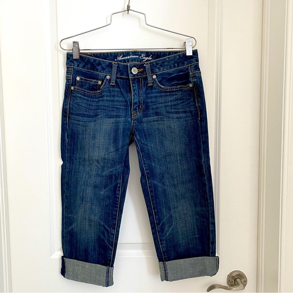 American Eagle, womens Boy Fit, size 2, regular, crop - Picture 1 of 3